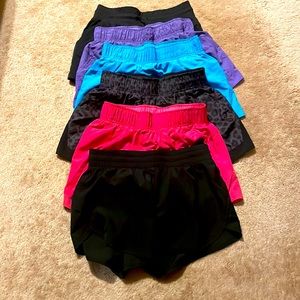 6 pairs athletic works shorts